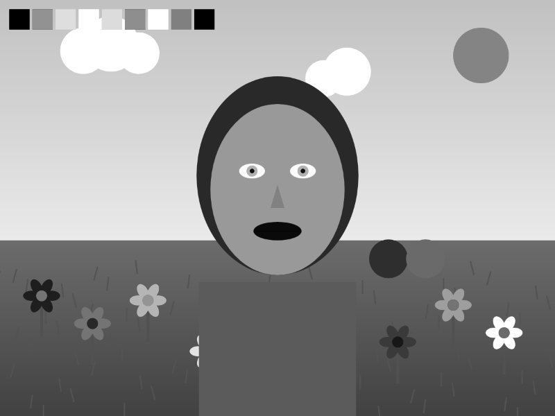 Sample scene rendered by the See Like Animals engine for the common octopus.