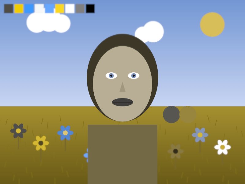 Sample scene rendered by the See Like Animals engine for the horse.