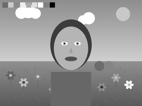 Sample scene rendered for the Snowy owl