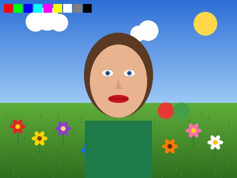 Sample scene rendered for the Human