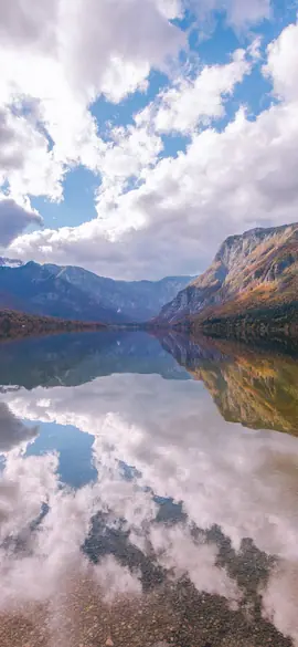 Mountain lake, the original photo